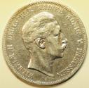 World Coins - Germany - Prussia Silver Crown - 5 Mark 1904-A