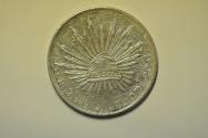 World Coins - Mexico; Silver 8 Reales 1896 Mo AB