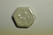 World Coins - Thailand; Chinese Porcelain Gambling Token no date - 1800's/ early 1900's