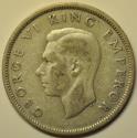World Coins - New Zealand; Silver Florin 1940