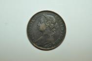 World Coins - Great Britain; Farthing 1893  XF