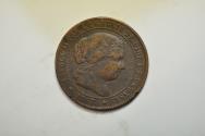 World Coins - Spain; 2 1/2 Centimos 1867 OM