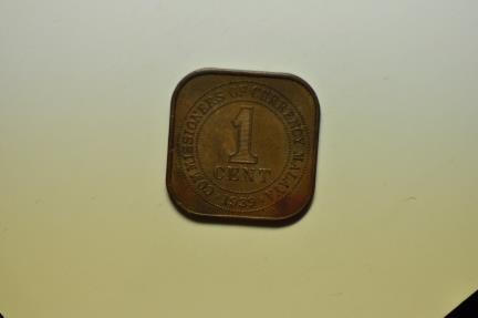 World Coins - Malaya; Cent 1939  UNC