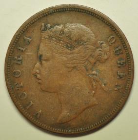 World Coins - Straits Settlements Bronze Cent 1890