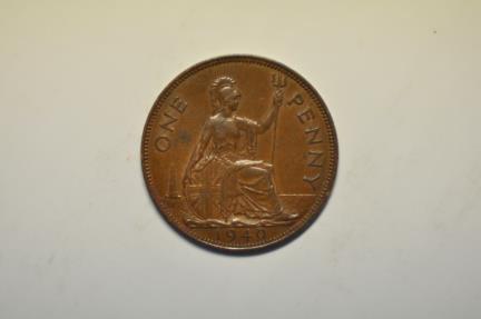 World Coins - Great Britain; Penny 1940
