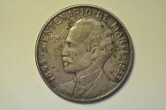 World Coins - Cuba; Silver Peso 1953  Jose Marti Birth Centennial