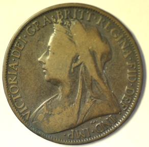 World Coins - Great Britain; Penny 1898