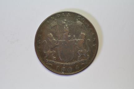 World Coins - Netherlands East Indies Sumatra East India Company; 2 Kepings AH1219 - 1804