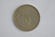 World Coins - Germany, 5 Pfennig 1914 F