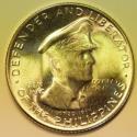 World Coins - Philippines; Silver 50 Centavos 1947-S General Douglas MacArthur UNC