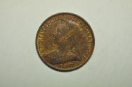World Coins - Great Britain; Farthing 1901  XF