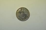 World Coins - Germany Third Reich; Silver 2 Reichsmark  1937 D