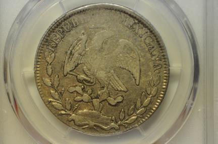 World Coins - Mexico; Silver 4 Reales 1846 Zs OM  NGC XF45