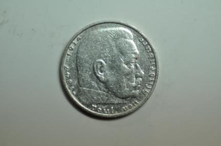 Germany; Silver 2 Reichsmark 1937-G | European Coins