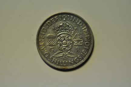 World Coins - Great Britain; Silver 2 Shillings 1940