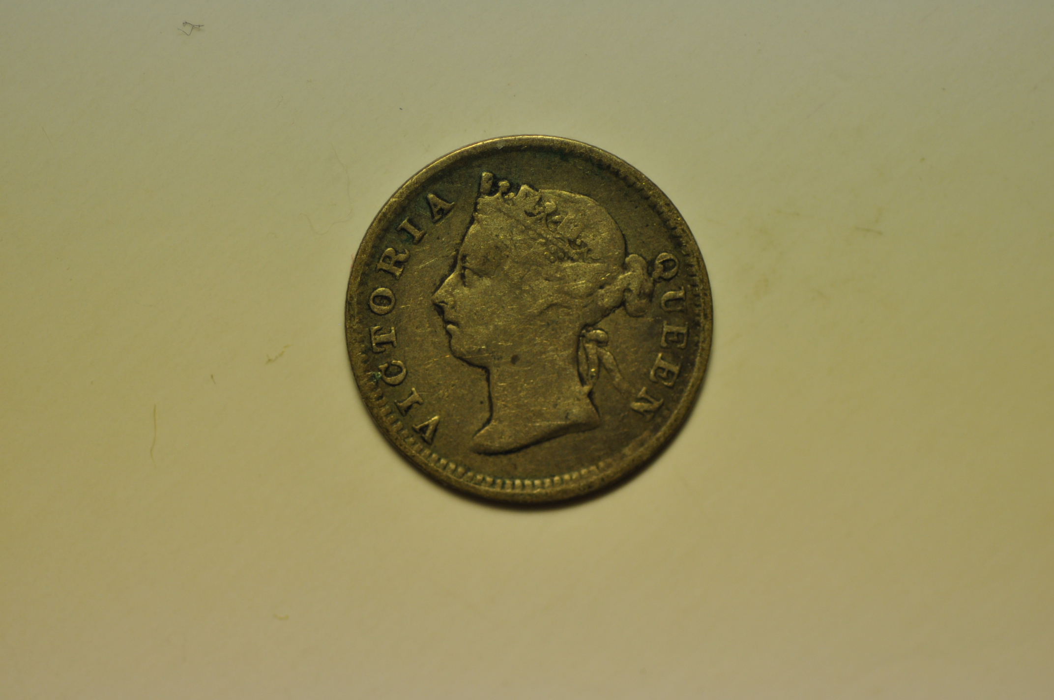 Hong Kong; Silver 5 Cents 1895 