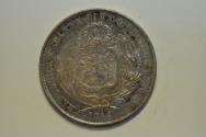 World Coins - Guatemala; Silver Crown - Peso 1894 C/S on Peru Sol 1864 YB