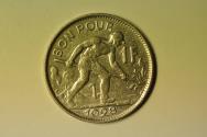 World Coins - Luxembourg; Franc 1928
