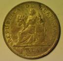 World Coins - Guatemala Silver Real 1899