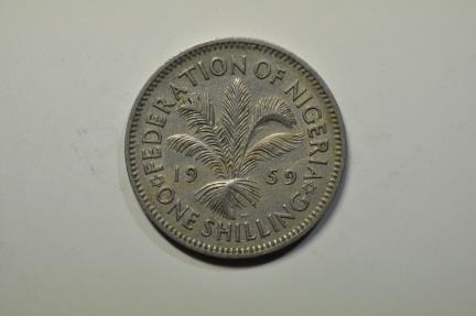 World Coins - Nigeria - British Protectorate; Shilling 1959