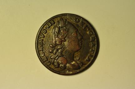 World Coins - Great Britain; Farthing Token 1782