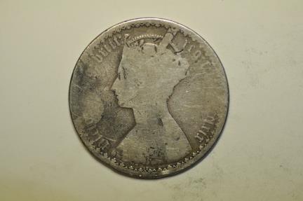 World Coins - Great Britain; Silver Florin 1869  die # 12