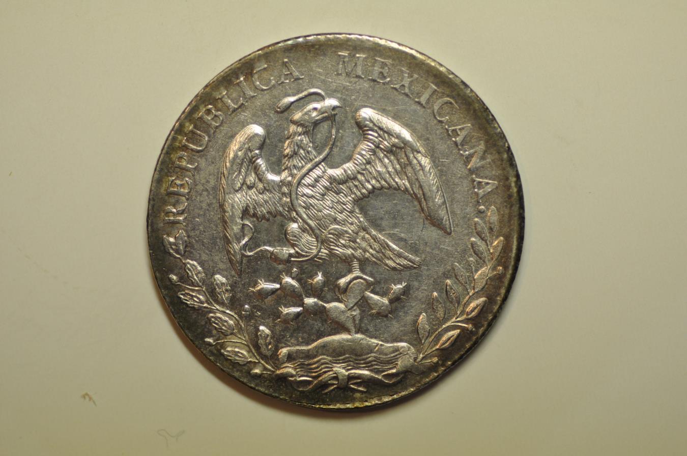 メキシコ　1897年-Go RS 8R Go80 銀貨 メキシコ 1897年-Go RS 8R Go80 銀貨 メキシコ 1897年-Go RS 8R Go80 銀貨