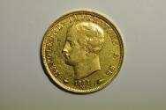 World Coins - Italian States - Kingdom of Napoleon; Gold 40 Lire 1811-M  RARE !!!
