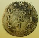 World Coins - Netherlands West Friesland Silver 2 Stuivers 1792