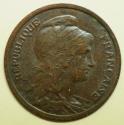 World Coins - France Bronze Centime 1911   AU