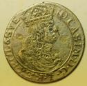 World Coins - Poland Silver 6 Groschen - szostak 1667-TLB