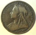 World Coins - Great Britain; Penny 1901
