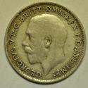 World Coins - Great Britain; Silver 3 Pence 1922