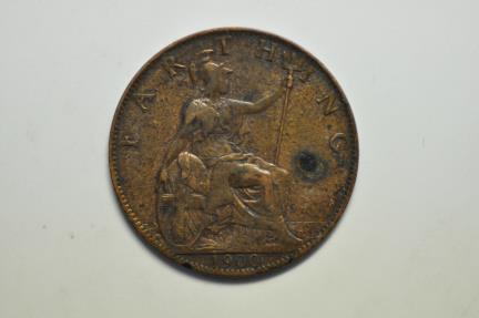 World Coins - Great Britain; Farthing 1900