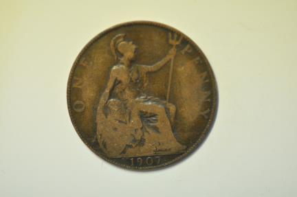 World Coins - Great Britain; Penny 1907
