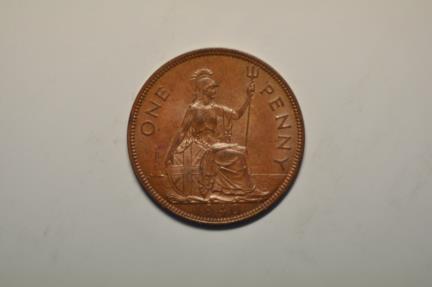 World Coins - Great Britain; Penny 1940  UNC