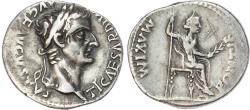 Ancient Coins - Tiberius (AD 14-37) Silver Denarius