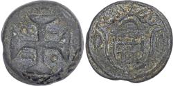 World Coins - Portuguese India, Maria I (1777-1816), zinc 20 Bazarucos, 1801