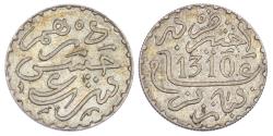 World Coins - MOROCCO, HASSAN I, SILVER DIRHAM (1/10 RIAL)