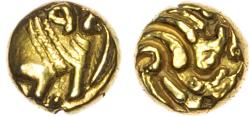 World Coins - India, Southern Deccan, Western Gangas, gold Gajapati Fanam