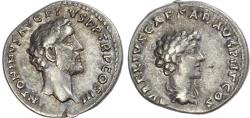 Ancient Coins - Marcus Aurelius as Caesar, with Antoninus Pius, Silver Denarius