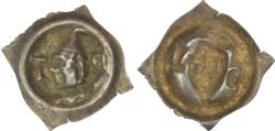 World Coins - GERMANY, TIENGEN, KRENKINGEN, SILVER BRACTEATE, C. 1350