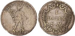 World Coins - Sweden, Karl XII (1697-1718), copper Daler, Mercury, 1718 – emergency issue