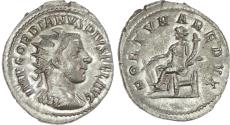Ancient Coins - Gordian III, Silver Antoninianus