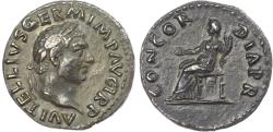 Ancient Coins - Vitellius, Silver Denarius