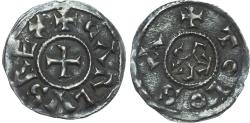 World Coins - France, Carolingians, Charles le Chauve (840-877), silver Denier