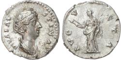 Ancient Coins - Diva Faustina, Silver Denarius