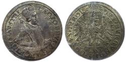 World Coins - Austria, Leopold V (1619-1632), silver Double Taler – AU 58