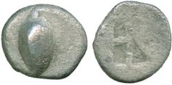 Ancient Coins - BOEOTIA, ORCHOMENOS, SILVER OBOL