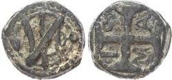 World Coins - India (Portuguese), Malacca, Joao III, tin Dinheiro
